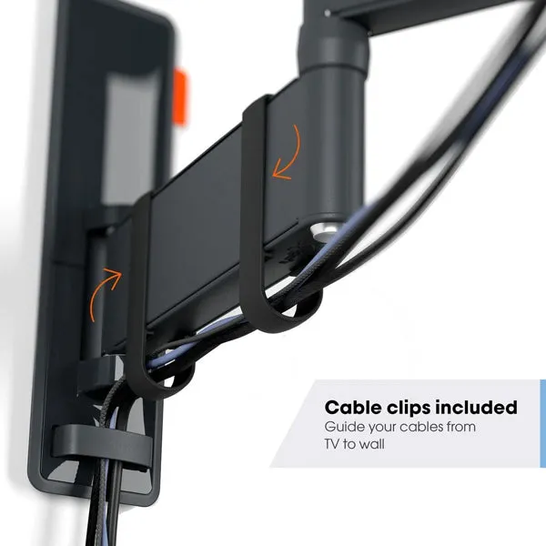 Vogels Comfort TVM 3445 Full-Motion TV Wall Mount for TVs from 32 to 65 inches Black Open Box Clearance